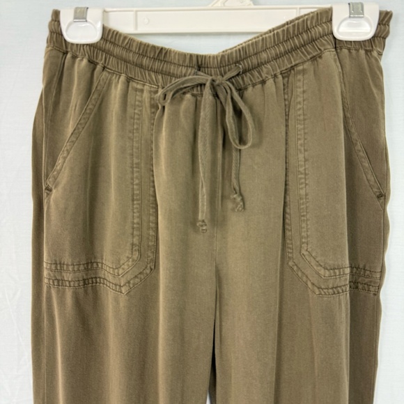 Rag Poet Green Khaki Joggers Size XS - Picture 4 of 16
